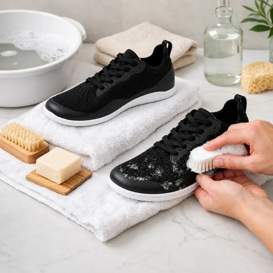 Cómo lavar zapatos minimalistas sin dañarlos