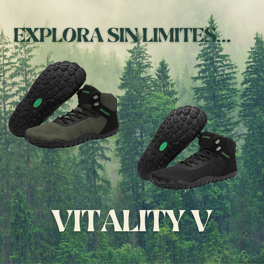 Las mejores botas para trekking barefoot: Botas minimalistas Saguaro Vitality V!