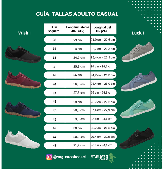 Guía de Tallas