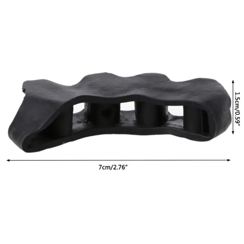 Separador de dedos negro STARTER para corregir y relajar los pies.