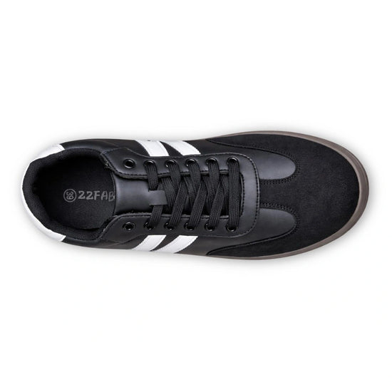 Vista superior de calzado barefoot resaltando el espacio natural para los dedos.