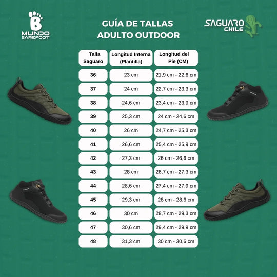 Saguaro Forestep | Zapatillas Barefoot Outdoor y Trekking | Mundo Barefoot