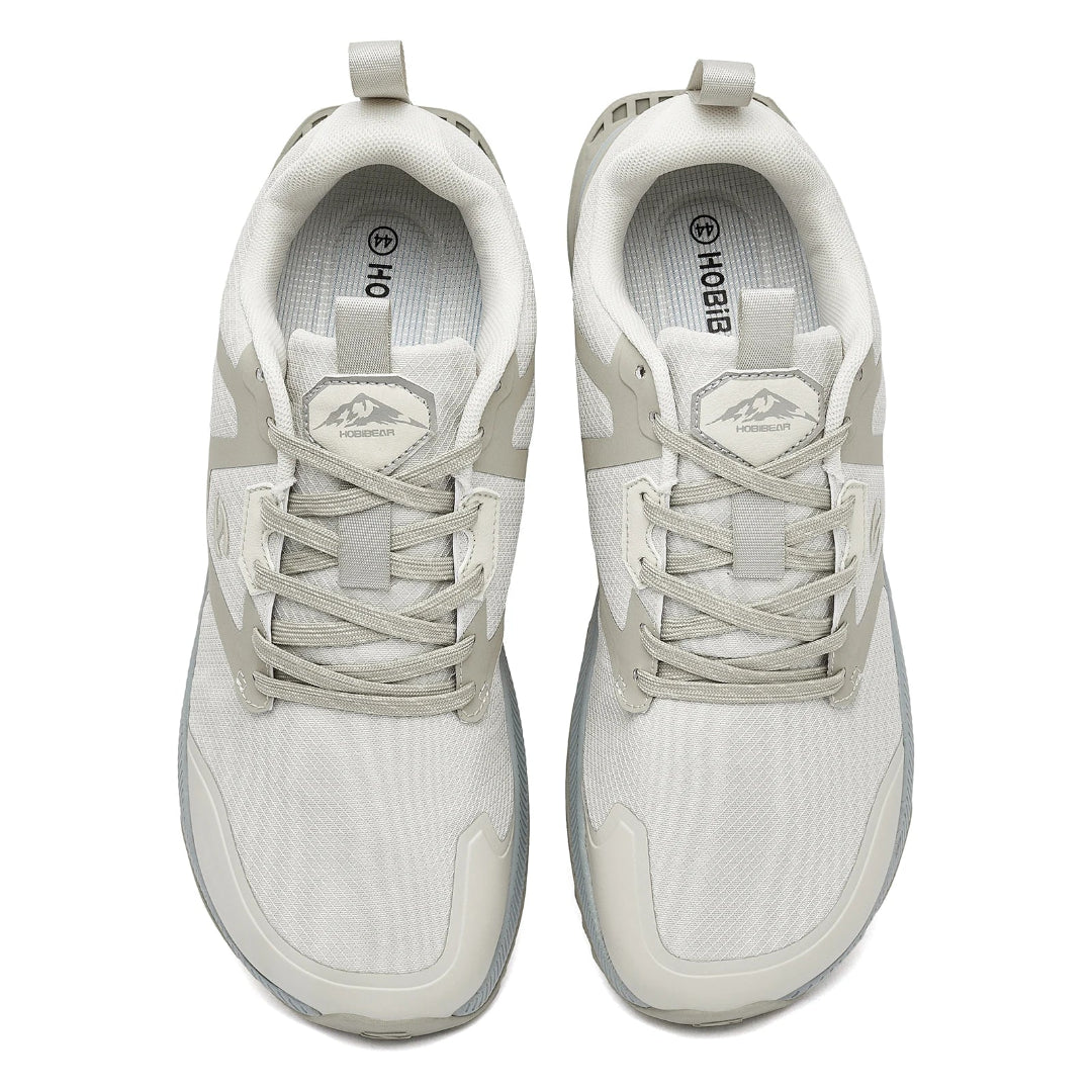 Zapatillas Hobibear Aurora gris vista desde arriba.