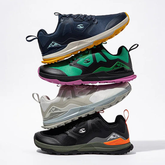 Zapatillas Hobibear Aurora apiladas.