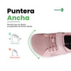 Saguaro Kids Luck I rosa puntera ancha — zapatilla barefoot infantil rosa horma ancha Chile