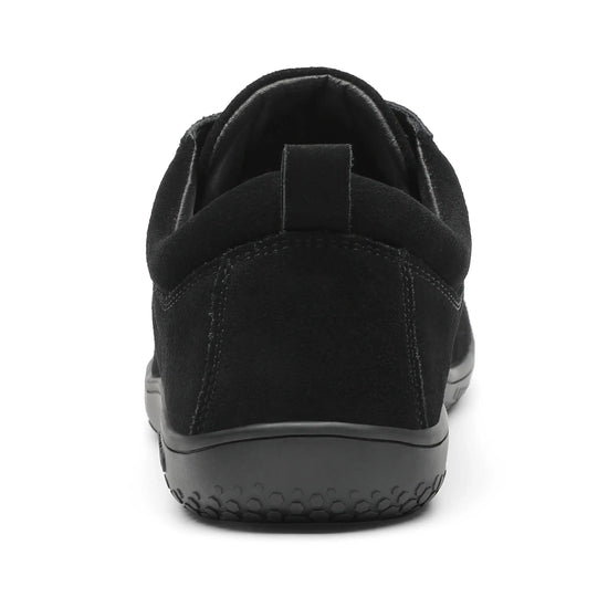 Dream I negro vista trasera mostrando talón estable y acolchado.