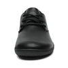 zapato barefoot minimalista saguaro negro vista frontal directa