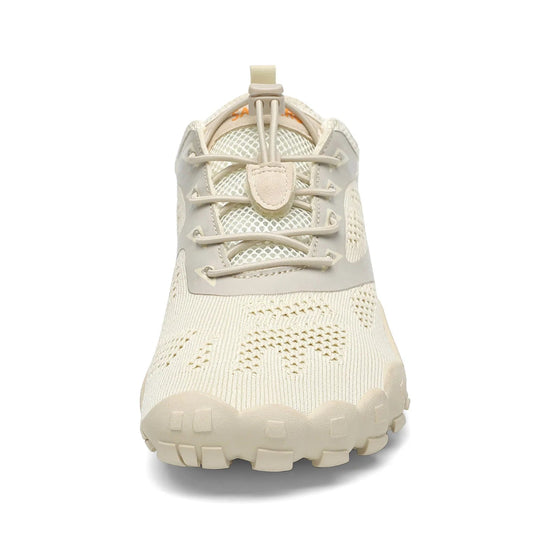 Zapatilla Saguaro Smart I beige vista frontal.