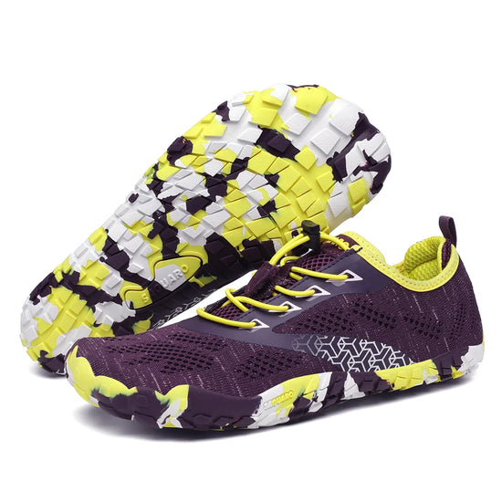 Zapatillas Smart II púrpura mostrando suela y lateral combinadas.