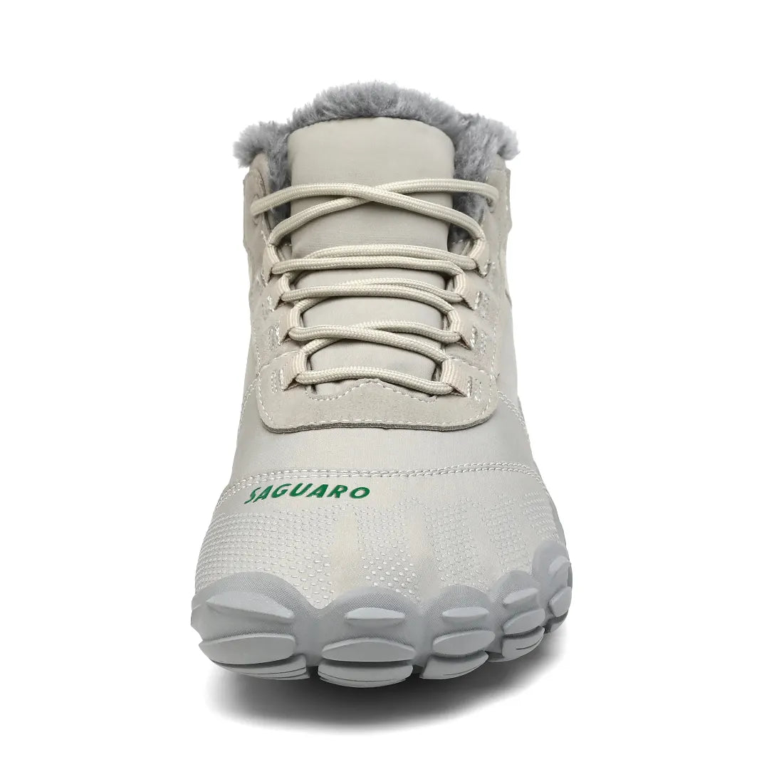 Saguaro Will I gris claro vista frontal mostrando puntera amplia.