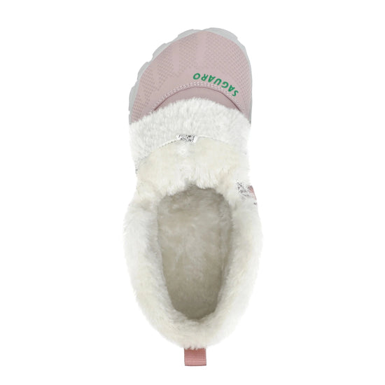 Saguaro Will I rosa vista superior mostrando forro cálido ideal para invierno.