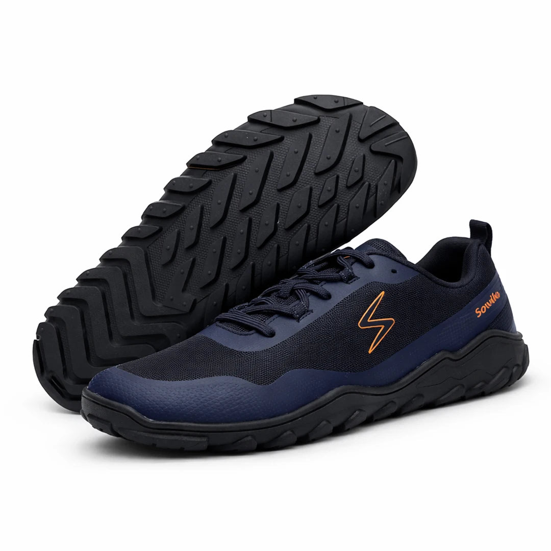 Suela antideslizante de trekking barefoot Sowilo, par de suelas con gran agarre para terrenos técnicos y rocosos.