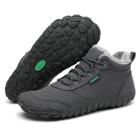 Suela de caucho blanca totalmente plana para botas de invierno Saguaro Will II.