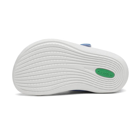 Suela plana y flexible zapatilla barefoot Saguaro azul para niños.