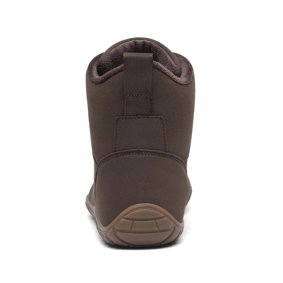 Vista posterior que muestra la protección del talón sin elevación.