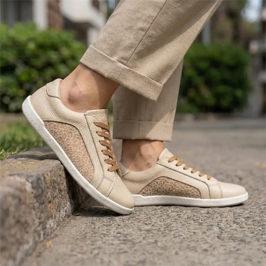 Moka DUNE - Zapatillas Barefoot Cuero Artesanal | Hecho en Chile