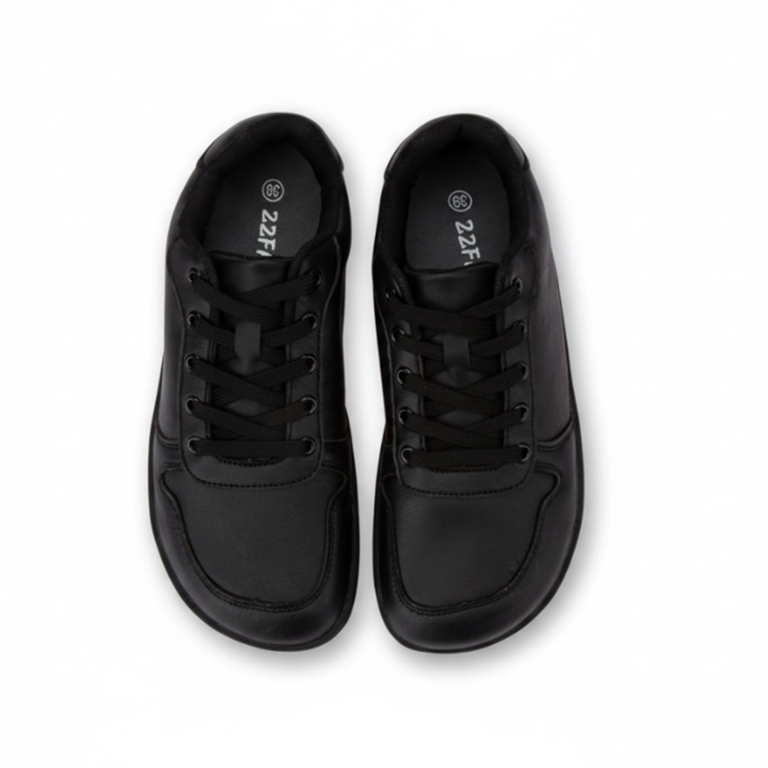 Vista superior mostrando espacio para dedos.