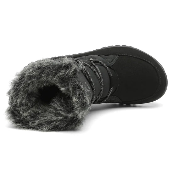 Vista superior de botas Saguaro Rise I resaltando la horma ancha anatómica.