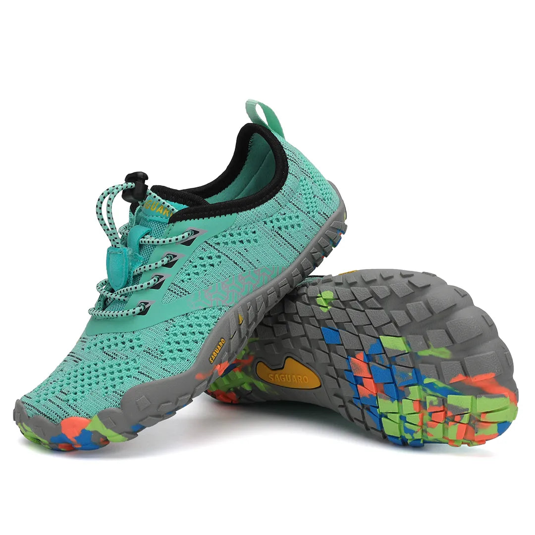 Par de zapatillas barefoot Saguaro Kids Smart I verdes