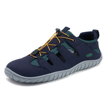 Zapatillas para río de horma ancha Saguaro Breeze I azul, protección y agarre antideslizante para caminar sobre piedras y agua.