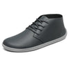 Zapato barefoot hombre en color gris, calzado minimalista ideal para oficina y universidad.