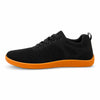 Zapatillas minimalistas negras de estilo casual ZZFABER Comfy I, calzado elástico totalmente flexible para caminar cómodo en Santiago.