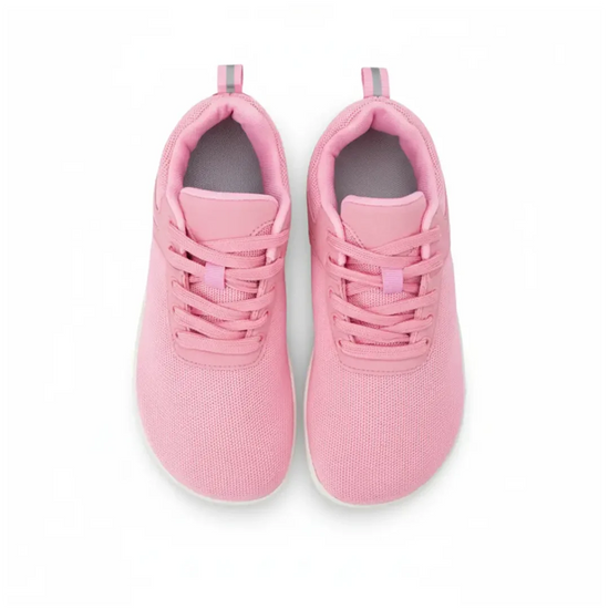 Zapatillas ZZfaber Comfy I rosa vistas desde arriba.