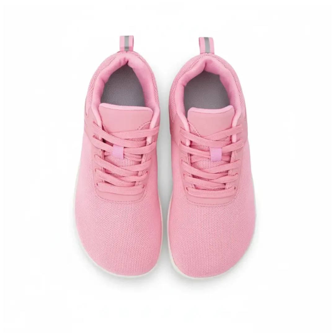 Zapatillas ZZfaber Comfy I rosa vistas desde arriba.